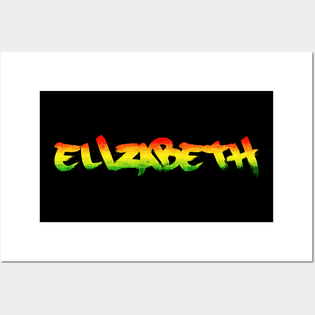 Reggae Elizabeth Wall Art by EriEri